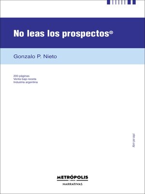 cover image of No leas los prospectos